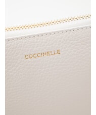 COCCINELLE LORINE Lederclutch Wei&szlig; - Damentaschen - 3