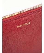 COCCINELLE LORINE Lederclutch Sangria - Damentaschen - 3