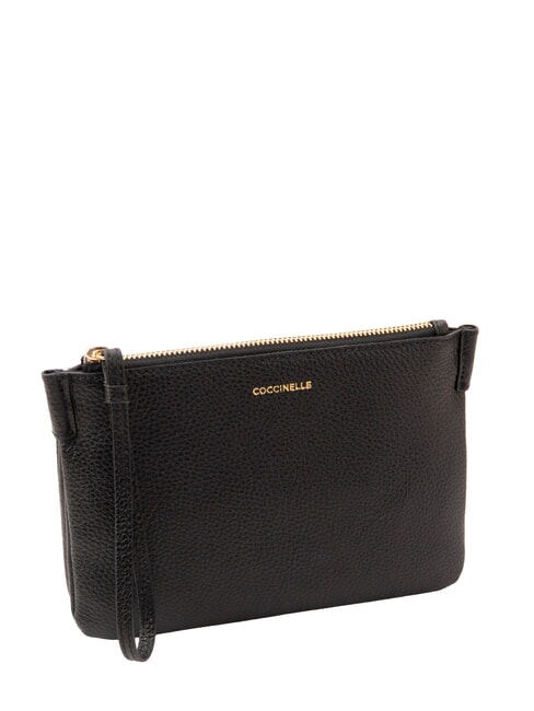 LORINE Lederclutch Schwarz - Damentaschen