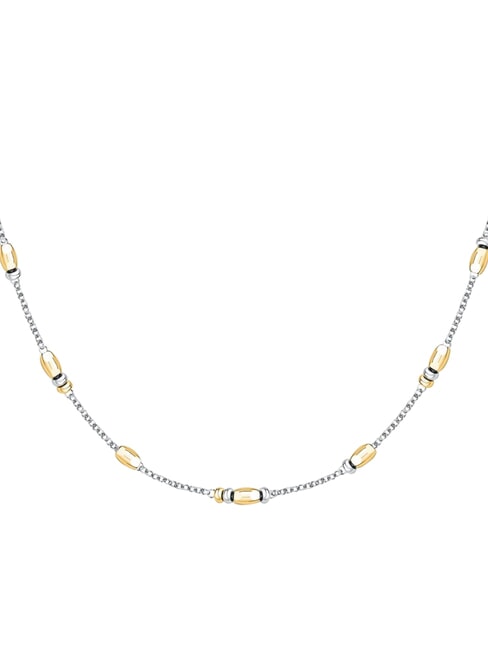 COLORI Halskette Stahl / Gold - Halsketten