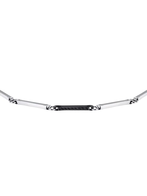 MOTOTOWN Armband aus geschmiedetem Stahl Schwarz - Herrenarmb&auml;nder