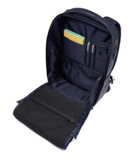 PIQUADRO CRONUS 14-Zoll-Laptop-Rucksack aus Leder Blau - PC-Rucks&auml;cke - 4
