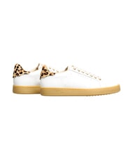 SERAFINI J CONNORS Turnschuhe Wei&szlig;er Leopard-Honigseezunge - Damenschuhe - 5