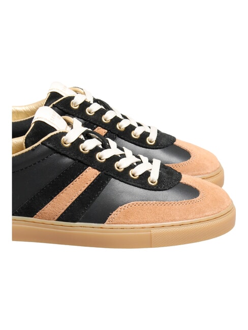 COURT Turnschuhe Schwarz Beige Gold - Damenschuhe