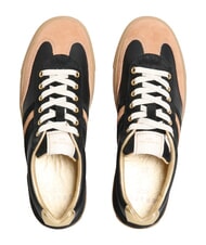 SERAFINI COURT Turnschuhe Schwarz Beige Gold - Damenschuhe - 4