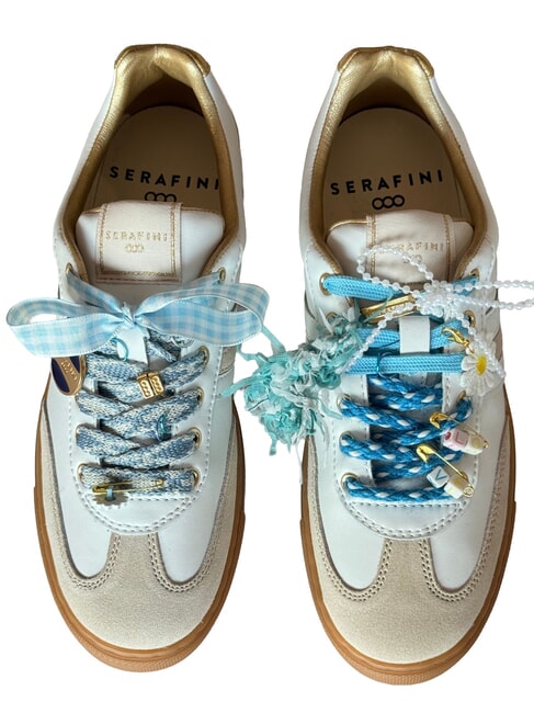 COURT Turnschuhe wei&szlig;e Milch Gold - Damenschuhe