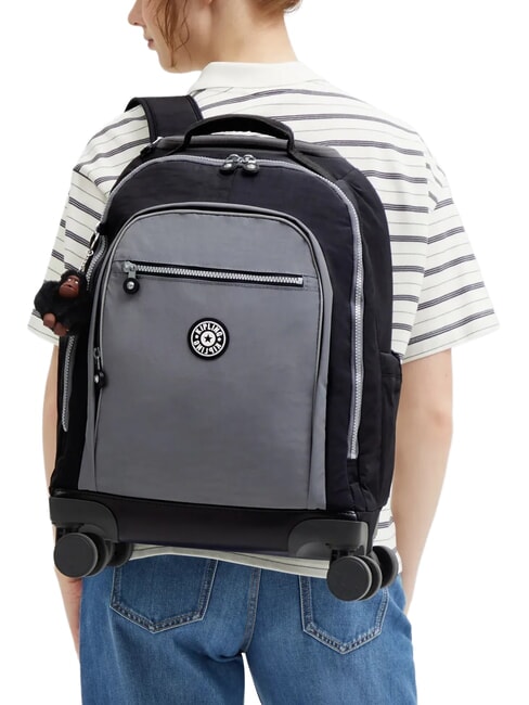 NEW ZEA Trolley-Rucksack mit Laptophalterung Schwarz - Rucks&auml;cke mit Trolleyfunktion