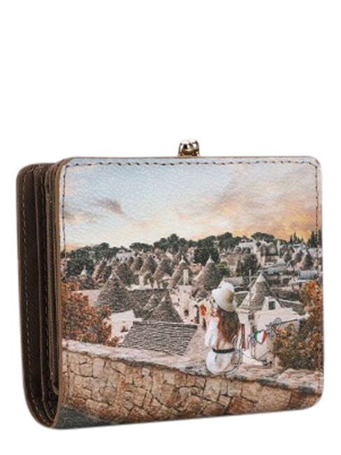 YESBAG Kleine Geldb&ouml;rse romantische Trulli - Brieftaschen Damen