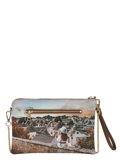 YESBAG Flache Clutch mit Manschette romantische Trulli - Damentaschen