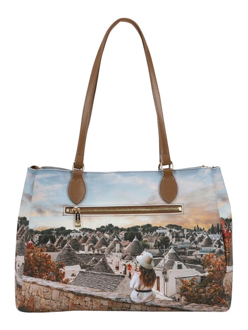 YESBAG M Schultertasche romantische Trulli - Damentaschen