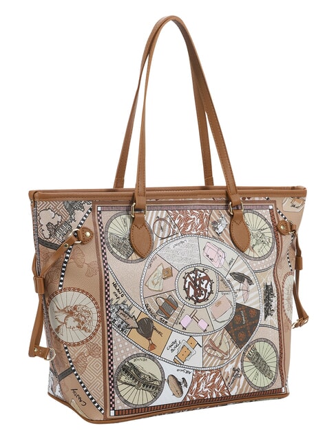FASHIONOPOLY Einkaufstasche, Umh&auml;ngetasche Sand - Damentaschen