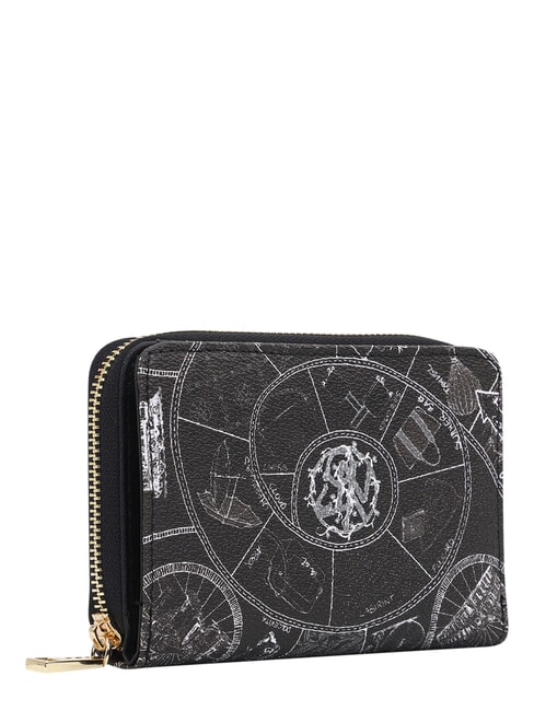 FASHIONOPOLY Mittelgro&szlig;e Geldb&ouml;rse mit Rei&szlig;verschluss SCHWARZ - Brieftaschen Damen