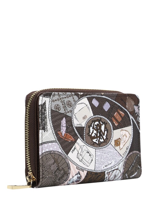 FASHIONOPOLY Mittelgro&szlig;e Geldb&ouml;rse mit Rei&szlig;verschluss Schokolade - Brieftaschen Damen