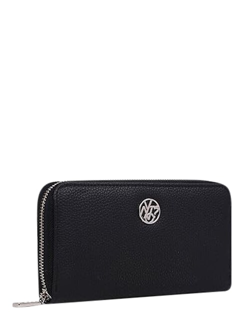 CINDY Gro&szlig;e Geldb&ouml;rse mit Rei&szlig;verschluss SCHWARZ - Brieftaschen Damen