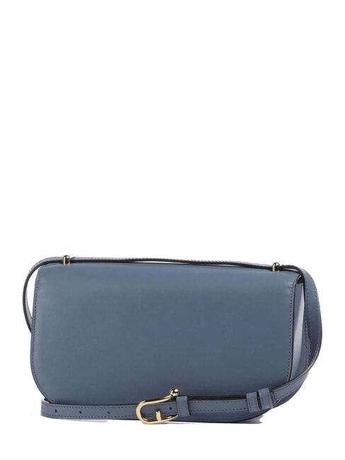 CAMPIONARIO - SFERA  Kleine Schultertasche aus Leder Denim - Damentaschen