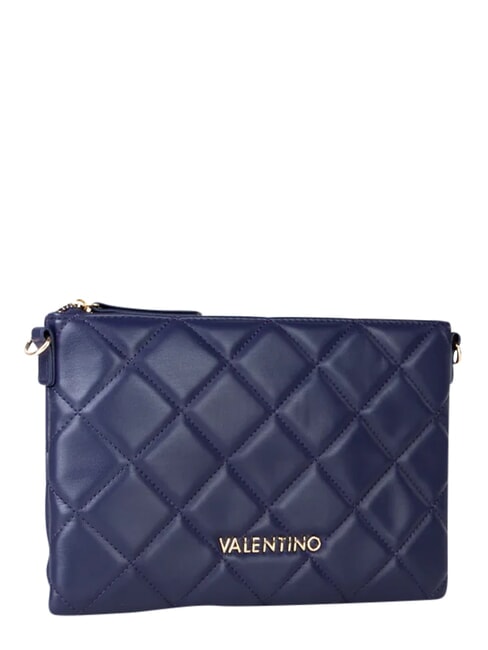 OCARINA Gesteppte Clutch mit Schulterriemen Blau - Damentaschen