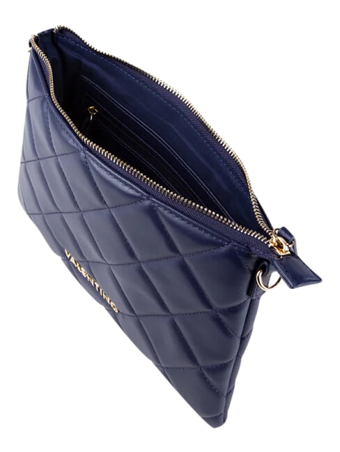 OCARINA Gesteppte Clutch mit Schulterriemen Blau - Damentaschen