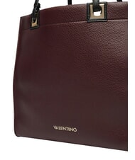 MARIO VALENTINO POST RE Einkaufstasche mit Clutch Wein/Schwarz - Damentaschen - 4