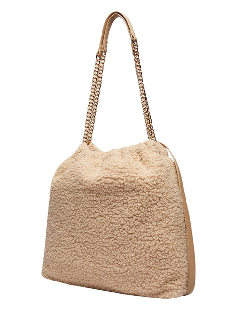 QUBE Umh&auml;ngetasche Beige - Damentaschen