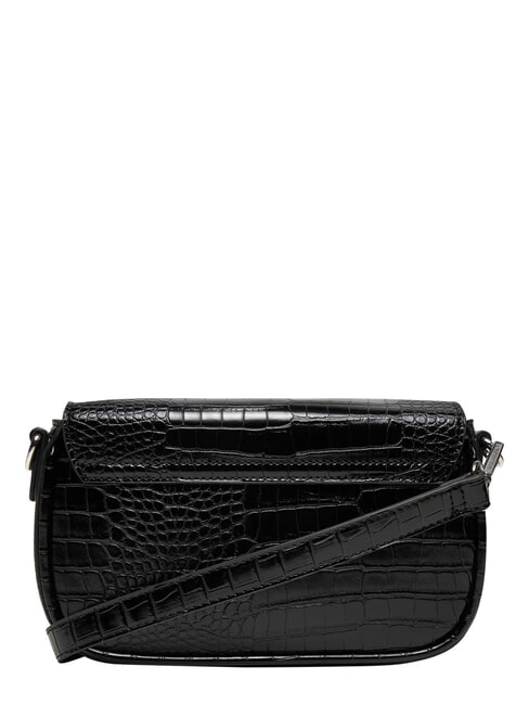 MIRAMAR Kleine Schultertasche mit Klappe Schwarz - Damentaschen