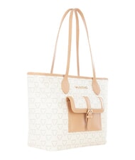 MARIO VALENTINO LIUTO Einkaufstasche mit Tasche Ecru/Multi - Damentaschen - 3