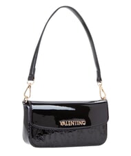 MARIO VALENTINO GERANIUM Kleine Schultertasche mit Klappe Schwarz - Damentaschen - 3