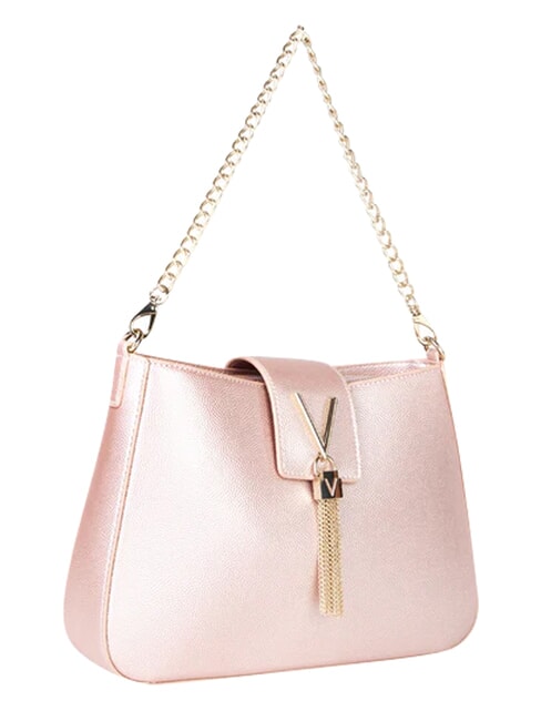 DIVINA Gesteppte, wandelbare Tasche Metallic-Rosa - Damentaschen