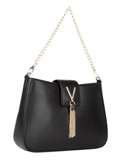 DIVINA Gesteppte, wandelbare Tasche schwarz/gold - Damentaschen