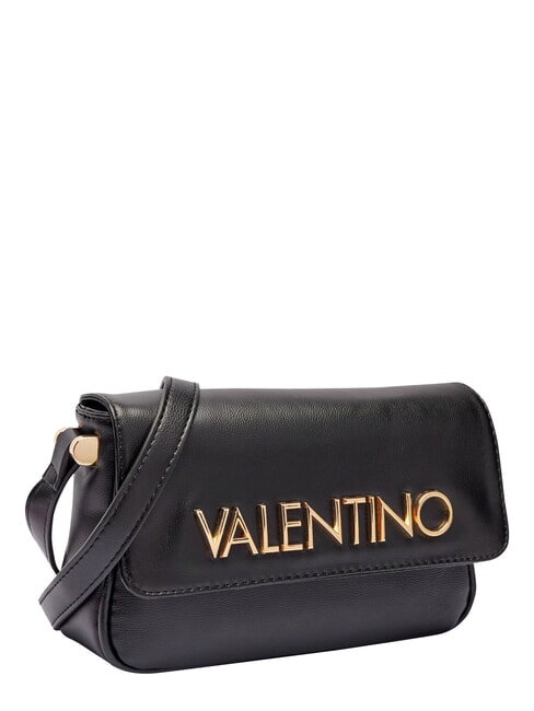 CAPRICE Kleine Schultertasche mit Klappe Schwarz - Damentaschen