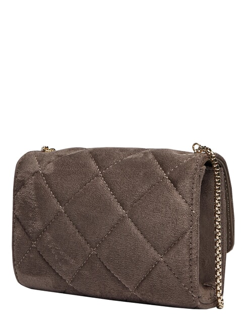 CHARLOTTE Kleine Schultertasche mit Klappe taupe - Damentaschen