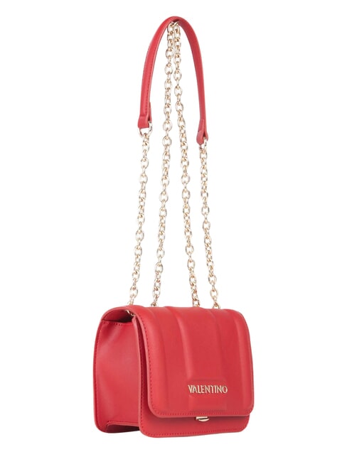 BRASS Kleine Schultertasche mit Klappe dunkelrot - Damentaschen
