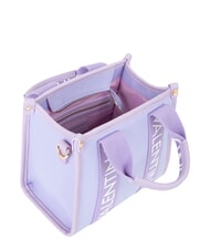 MARIO VALENTINO CANDLE Kleine Handtasche aus Segeltuch lila - Damentaschen - 3