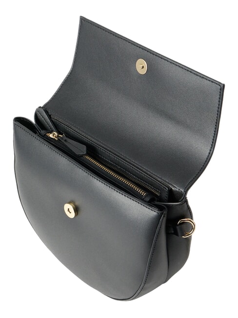 BIGS B Schultertasche mit Klappe Schwarz - Damentaschen