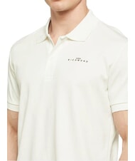 JOHN RICHMOND FERGUSON Kurzarm-Poloshirt wei&szlig;e Wolkent&auml;nzerin - Herren-Polo-Shirts/Herren-Polo-Shirt/Herrenpoloshirt/Herrenpoloshirts - 3