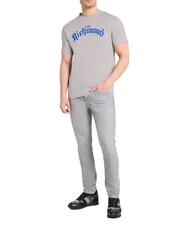 JOHN RICHMOND PALGI Kurzarm-T-Shirt grau kreisf&ouml;rmig - Herren-T-Shirts - 4