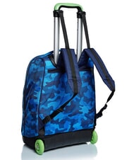 SEVEN CREW Trolley-Rucksack Delfter Blau - Rucks&auml;cke mit Trolleyfunktion - 3