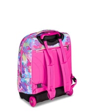 SJGANG CUCCIOLI 2-r&auml;driger Trolley-Rucksack, fest montiert fuchsiafluo - Rucks&auml;cke mit Trolleyfunktion - 2
