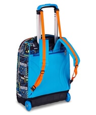 SJGANG FACCE DA SJ Trolley-Rucksack FEUERROT - Rucks&auml;cke mit Trolleyfunktion - 4