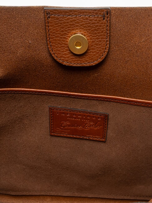 CORE SOFT Einkaufstasche aus Leder BRAUN - Damentaschen