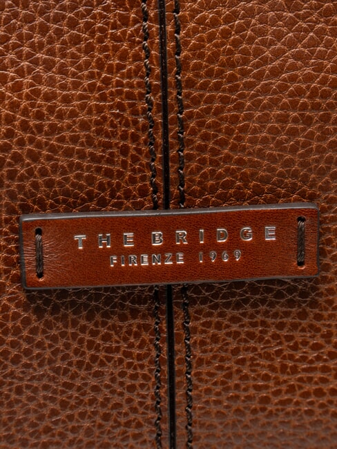 BIAGIO Lederrucksack, 13-Zoll-Laptopfach Braun 14/Ruthenium Palladium - Rucks&auml;cke f&uuml;r Schule &amp; Freizeit