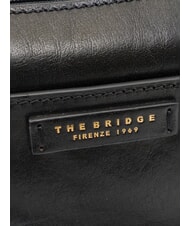 THE BRIDGE CECILIA Schultertasche aus Leder Schwarzes Gold - Damentaschen - 3