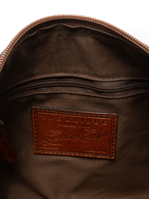 CECILIA Schultertasche aus Leder BRAUN - Damentaschen