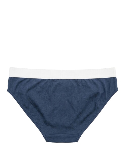 BASIC Packung mit 2 Slips Marine - Herrenslip