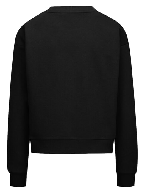 LOGO Rundhals-Sweatshirt Schwarz - Sweatshirts Damen