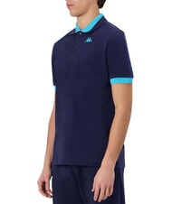 KAPPA LOGO Kurzarm-Poloshirt blaues Marineblau - Neonblau - Herren-Polo-Shirts/Herren-Polo-Shirt/Herrenpoloshirt/Herrenpoloshirts - 2
