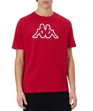 KAPPA LOGO Kurzarm-T-Shirt rote Chilischote - Herren-T-Shirts - 3