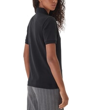 KAPPA LOGO Kurzarm-Poloshirt Schwarz - Damen-Polo-Shirts/Damen-Polo-Shirt/Damenpoloshirt/Damenpoloshirts - 5