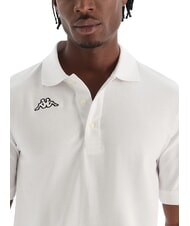 KAPPA LOGO Kurzarm-Poloshirt Wei&szlig; - Herren-Polo-Shirts/Herren-Polo-Shirt/Herrenpoloshirt/Herrenpoloshirts - 3