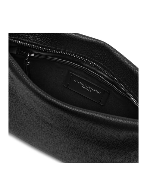 BRENDA Ledertasche mit Schultergurt Schwarz - Damentaschen
