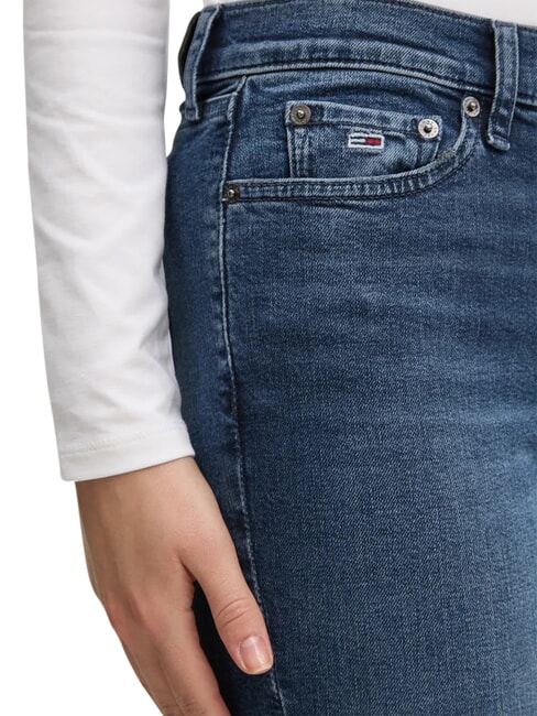 TH JEANS Schmale Jeans dunkler Denim - Damenjeans